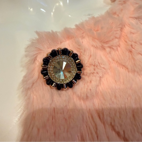 Me Jane Faux Fur Pink Teddy Jacket - Picture 6 of 10
